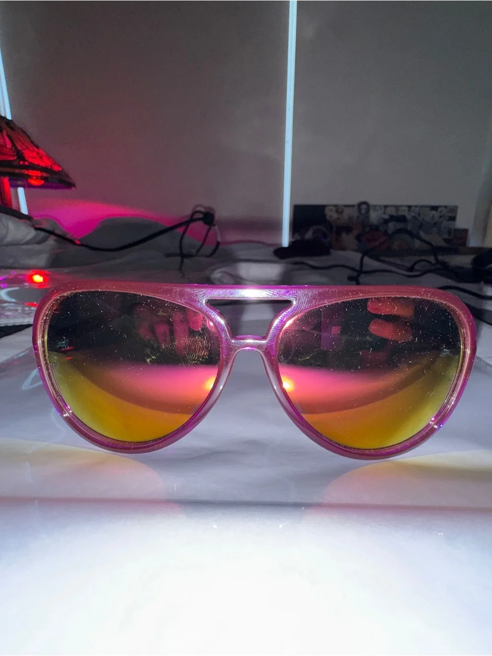 Michael Kors Caicos M2811S Pink Aviator Sunglasses